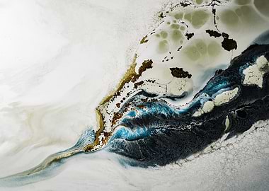 Abstract Swirling Colors