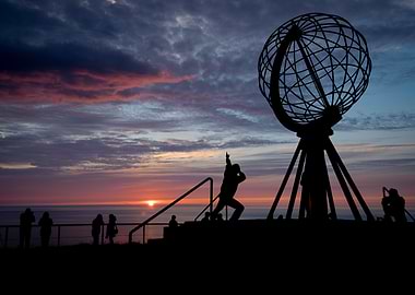 Sunset at the North Cape
