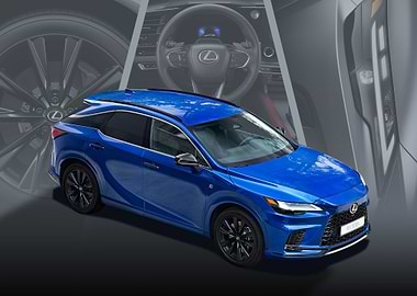 Lexus RX 500h Blue