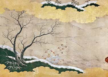 Japanese Winter Landscape