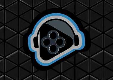 Hdplay Gaming dark gray pattern Logo