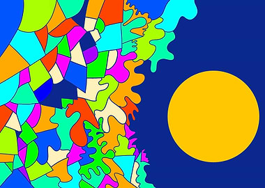 Abstract Colorful Art