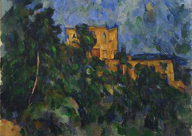 Yellow House in Landscape