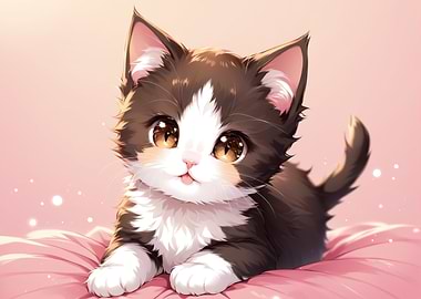 Cute Anime Kitten