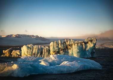 Iceberg Sunset