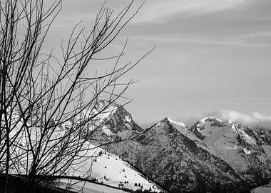 Snowy Mountain Range