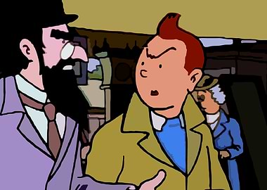 Tintin and Captain Haddock