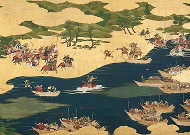 Samurai Battle Scene