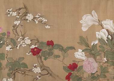 Japanese Floral Painting