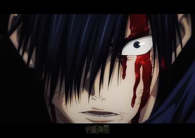 JJK S01: Megumi Fushiguro bloody stare