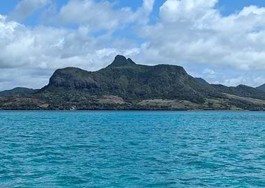Tropical Island Mountain View