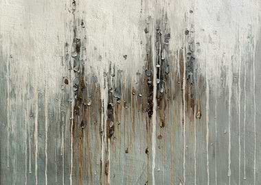 Abstract Dripping Paint