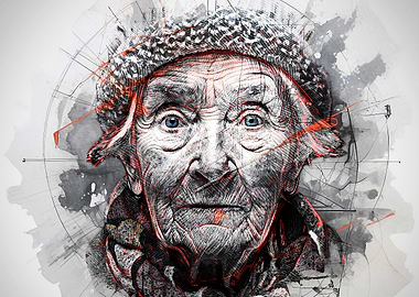 Elderly Woman Portrait