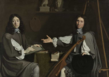 Two Men in a Studio