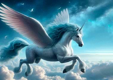 Flying Unicorn Mythology
