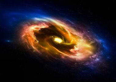 Spiral Galaxy in Space
