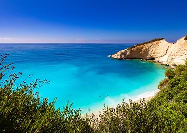 Tropical Beach, Blue Water, Holiday in Greece