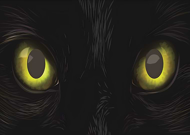 Cat Eyes Close-Up