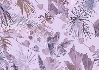 Pastel Vintage Tropical Jungle 1