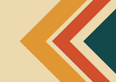 1970s muted chevron left