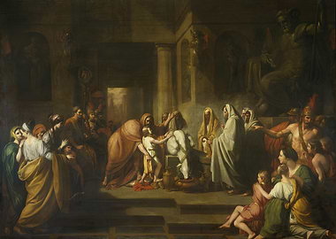 Sacrifice Ritual Painting