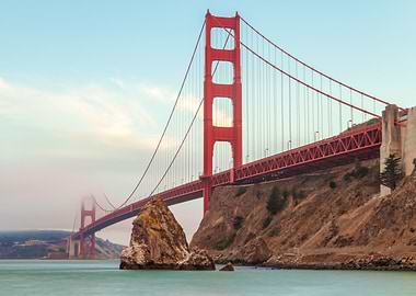 Golden Gate Bridge Sunset