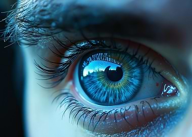 Close-up Blue Eye