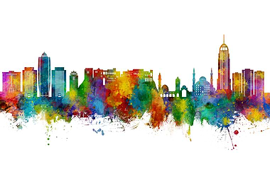 Erbil Kurdistan Iraq Skyline