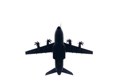 French A400M over Colmar