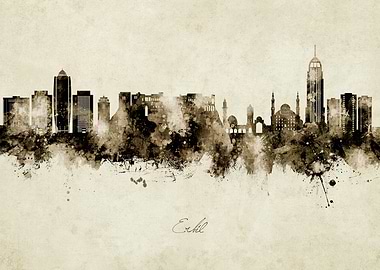 Erbil Kurdistan Iraq Skyline