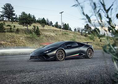 Matte Black Lamborghini Huracan
