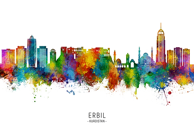 Erbil Kurdistan Iraq Skyline