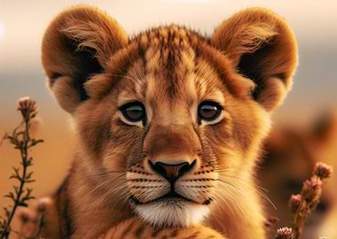 Lion Cub Portrait