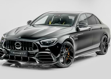 Black Mercedes-Benz Mansory