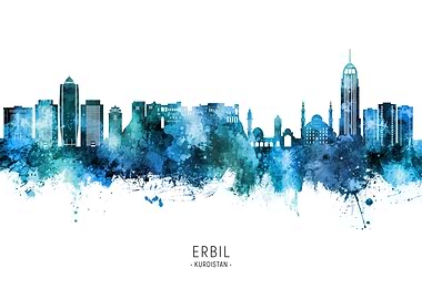 Erbil Kurdistan Iraq Skyline