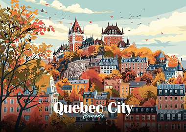 Quebec City Skyline
