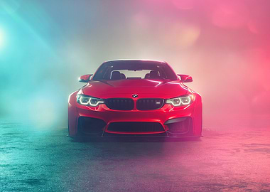 Red BMW M4