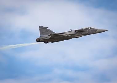 Saab JAS 39 Gripen Fighter Jet