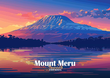 Mount Meru Sunset