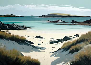 Tranquil Beach Scene