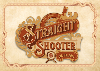 Straight Shooter Outlaw Tavern Sign