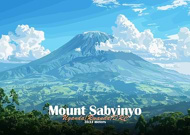 Mount Sabinyo Landscape