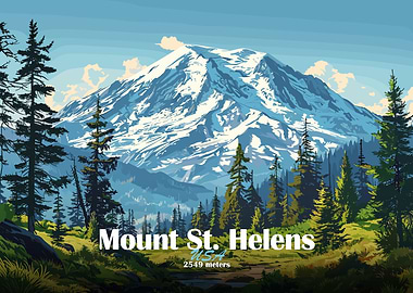 Mount St. Helens Landscape