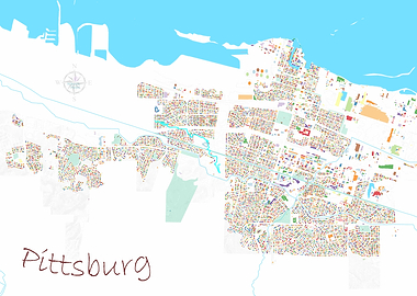 Pittsburg City Map