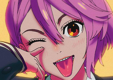 Aira Shiratori Winking