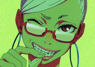 Seiko Ayase in Green light