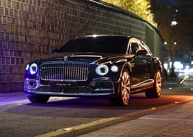 Black Bentley Flying Spur