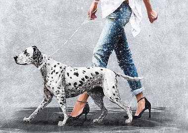 Dalmatian Walk