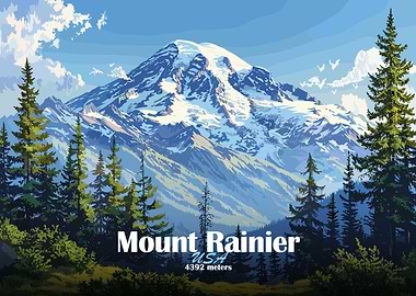 Mount Rainier Landscape