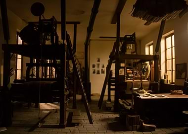 Vintage Workshop Interior